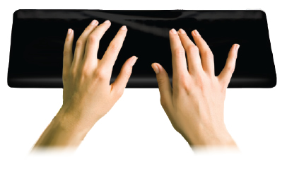 Tru-Type Drape with hands